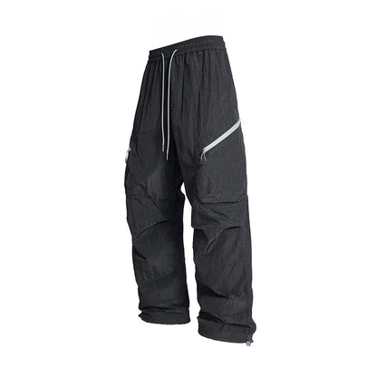 Male Hiking Pants Outdoor Waterproof Mountaineering Sports Trousers Autumn Elastic Waist Breathable Camping Fishing Cargo Pants