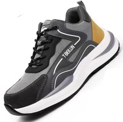 Fashion Men Safety Wrok Shoes Composite Toe Anti-smash Sneakers Industry Protective Boots Electrician Insulated Shoes Footwear