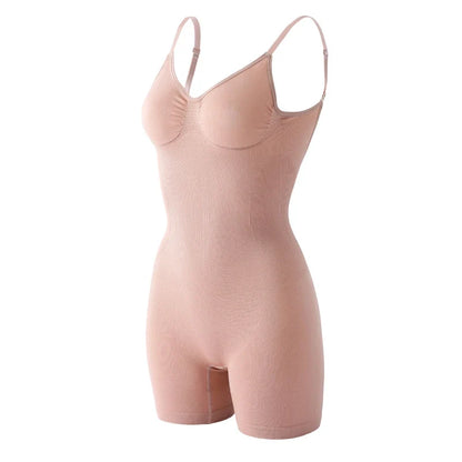 Seamless Low Back Bodysuit Shapewear Women Butt Lifter Smooth Body Shaper Backless Slimming Sheath Flat Belly Corset Underwear