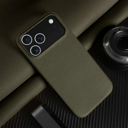 Luxury Magnetic Genuine Leather Case For iphone 17 Pro Max 16 15 14 13 12 11 for Magsafe Full Covered Phone Cases Back Cover