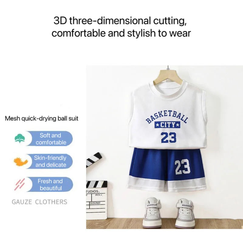 1Set Boys Leisure Set Fashion Cartoon Children Short Sleeve Shorts Sets Summer Kids Clothes Baby Tee+Short Pants Tracksuit