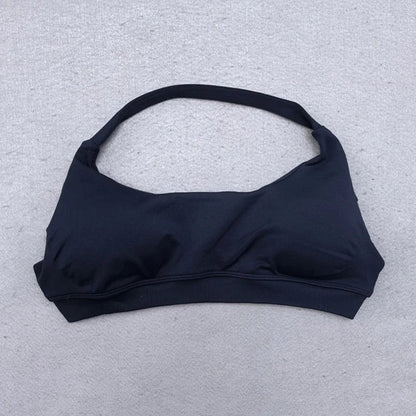 Shorts Set 2 Pieces Seamless Yoga Set Workout Tracksuit Women Halter Sport Bra And Low Waist Scrunch Bum Gym Shorts Suits