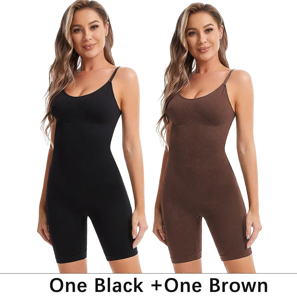Seamless Bodysuit Compression Open Crotch Shapewear Women Push Up Corset Slimming Butt Lifter Full Body Shaper Slimmer