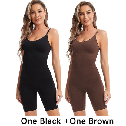 Seamless Bodysuit Compression Open Crotch Shapewear Women Push Up Corset Slimming Butt Lifter Full Body Shaper Slimmer