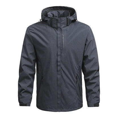 Men's Outdoor Waterproof Raincoat Lightweight Cycling Coat with Hood Streetwear Hiking Windproof Jacket Climbing Outdoor Jackets
