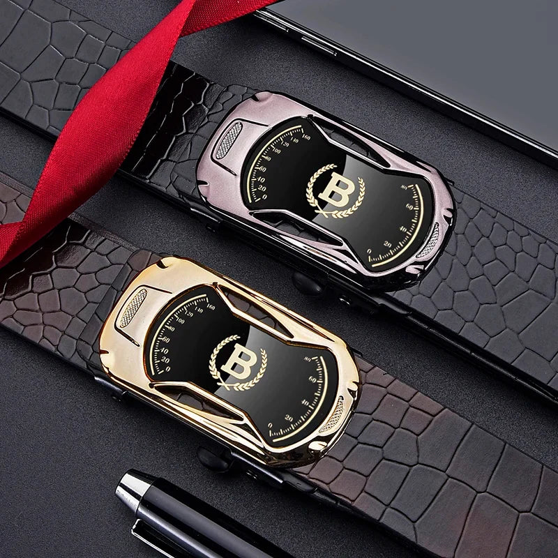 New Product Belt MEN'S High Quality Toothless Automatic Buckle Casual Men Belt MEN'S Business Fashion Belt