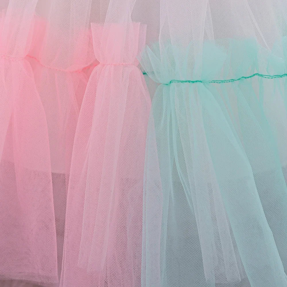 Leopard Princess Party Baby Girl Dress Toddler Tulle Wedding Bridesmaid Evening Dresses for Girls 1st Birthday Prom Tutu Costume