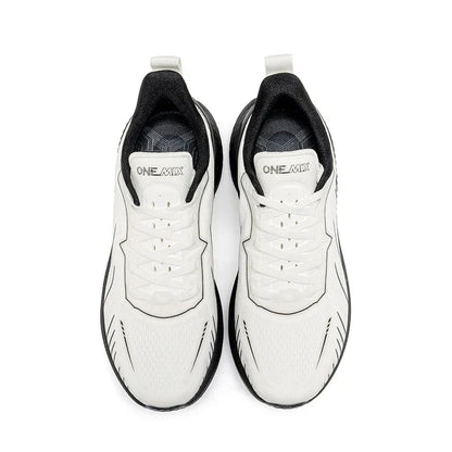 Cushioning Running Shoes For Men Suitable Heavy Runners Lace Up Sports Women Non-slip Outdoor Athletic Male Sneakers