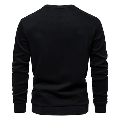 Mens Patckwork Cotton-blend Crew Neck Sweatshirts Fashion Casual Sport Round Neck Pullover Sweatshirt for Men