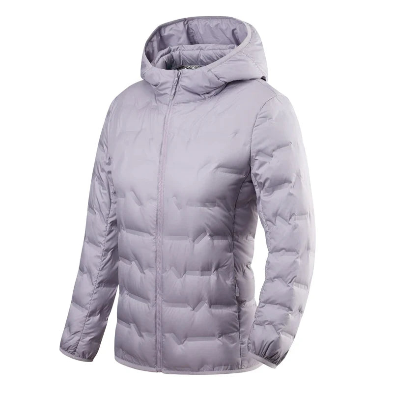 Winter Warm Down Jacket Women Hiking Camping Climbing Trekking Graphene Lining Coat Duck Down Lightweight Padding Jackets