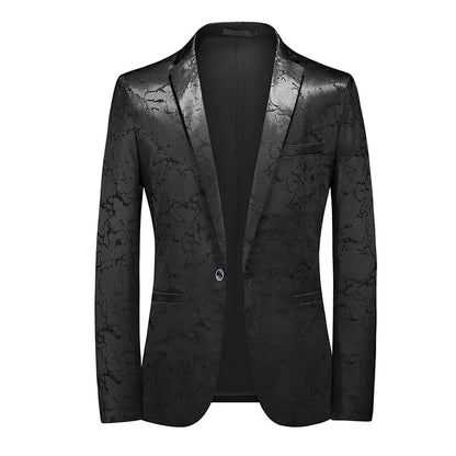 2026 New Men's Red Single-breasted V-neck Blazer Coat, Asian Fit Wedding Party Dress Jacket M-6XL New Arrivals