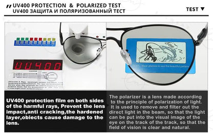 Brand Design Aviation Sunglasses Polarized Man Photochromic UV400 Glasses Woman Anti-glare Driving Goggles zonnebril heren