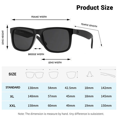 Polarized Sunglasses Men Women,UV400 Rectangular Sun Glasses Driving Running Fishing Male Female Glasses  8806