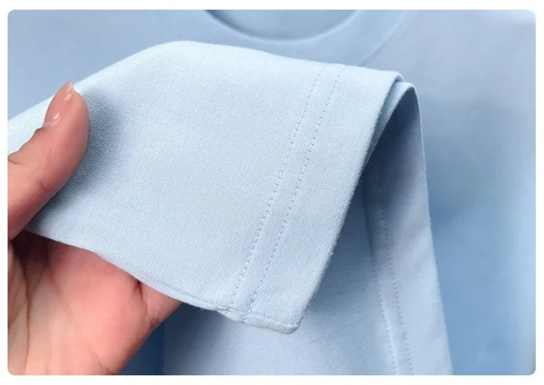 100% cotton high-end short sleeve T-shirt summer designer brand pony embroidery round neck top fashion casual golf men's wear