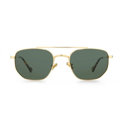 Fashion Hexagonal Geometry Polarized Sunglasses for Men Women Polygon Metal Shade Pilot Sun Glasses ZS1210