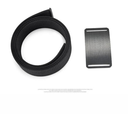 Aluminum Buckle Nylon Belt New Outdoor Belt men's Casual Canvas Woven Belt Leather Belt Men Cinto Preto Y005