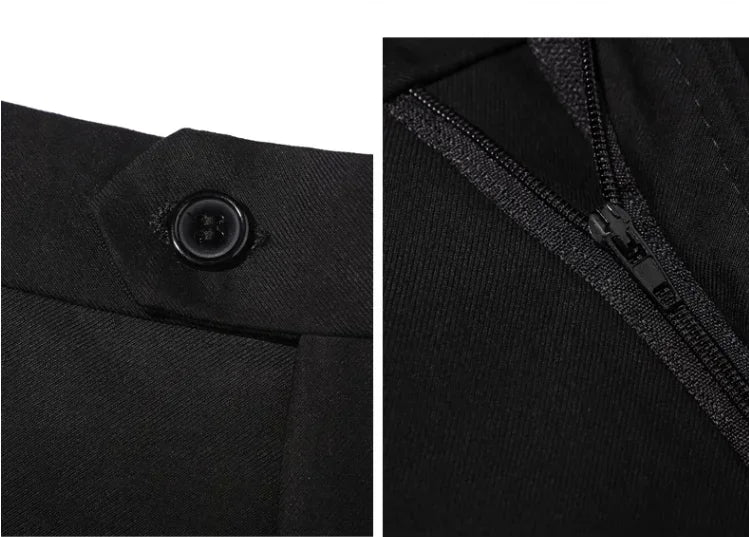 Men's M-10XL Spring New Wedding Fashion Handsome Suit Business Cargo Trousers Plus Size Two Sets Fat Friendly Clothing