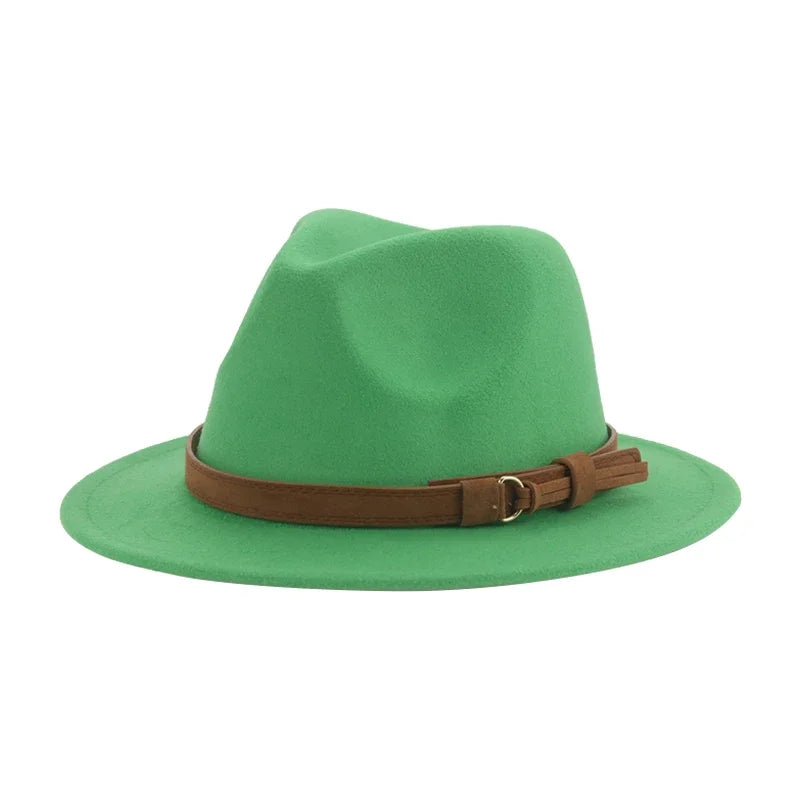 Hats for Women Fedoras Girls Hat Boys Hat Felted Kids Baby Caps Small 52cm 54cm Belt Wedding Cute Kid Fedoras Sombreros De Mujer