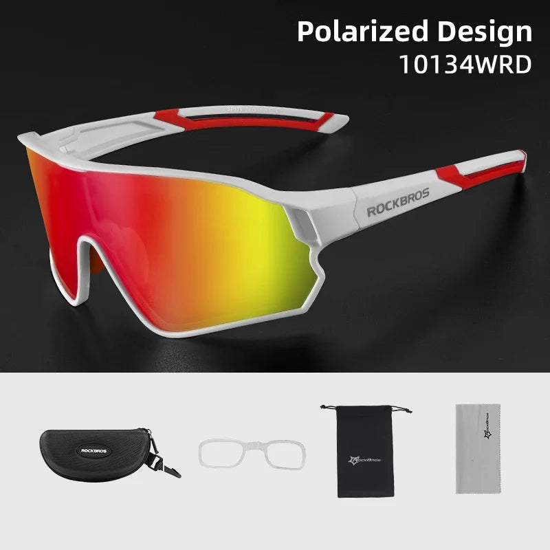Polarized Glasses UV400 Sunglasses Sport Protection Glasses Bicycle Eyewear Outdoor Hiking Camping Golf Cycling Goggles