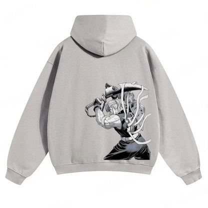 Demon Slayer: Kimetsu no Yaiba Men Hoodie Sweatshirt Tengen Uzui Anime Spring Autumn Boy Long-sleeved Parent-child Outfit