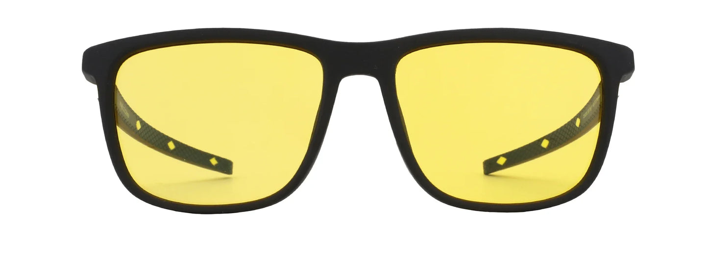 Square Polarized Sunglasses for Men - Lightweight TR90 Frame UV Blocking Shades for Driving Fishing Golf Sports