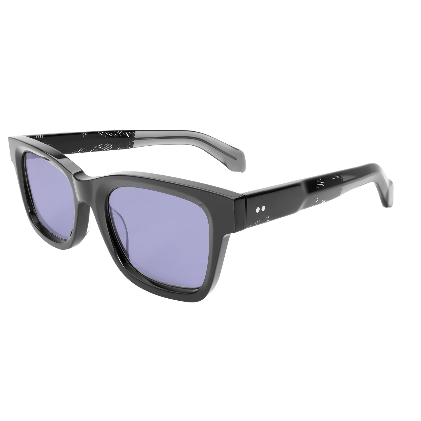 Oversized Glasses for Women Men Polarized Sunglasses Retro Thick Acetate Frame Trendy Wide Bridge UV400 Daily Wear