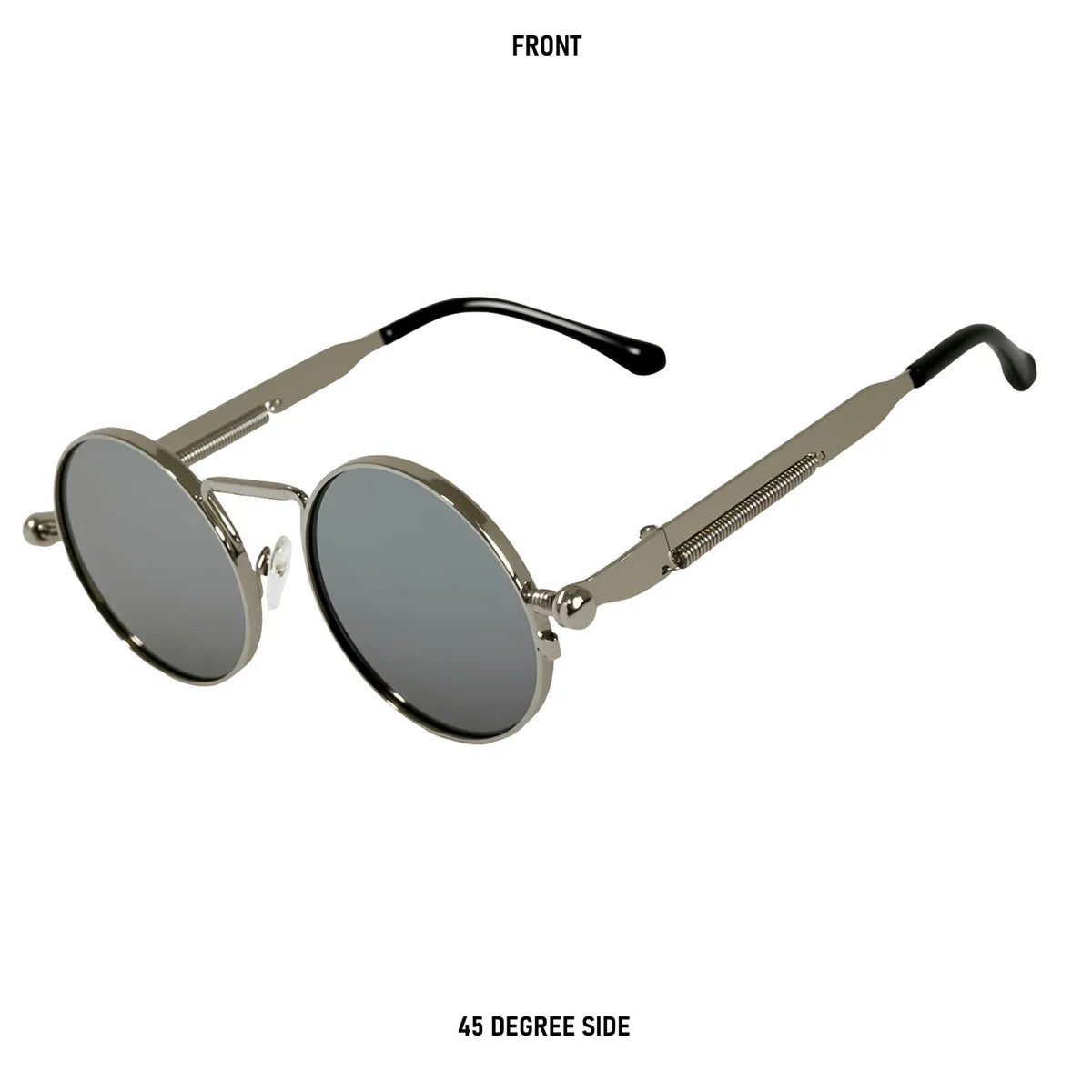 Round Steampunk Sunglasses Men UV400 Protection Punk Fashion Glasses Vintage Luxury Dropshipping Gafas De Sol Lunette De Soleil