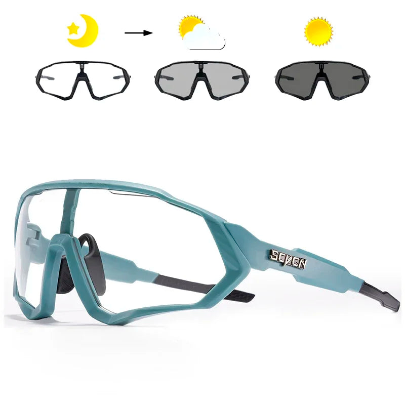 Photochromic Cycling Glasses Bicycle for Outdoor Sports Sunglasses MTB Road Goggles Bike Eyewear Men Women Cycl Equipment