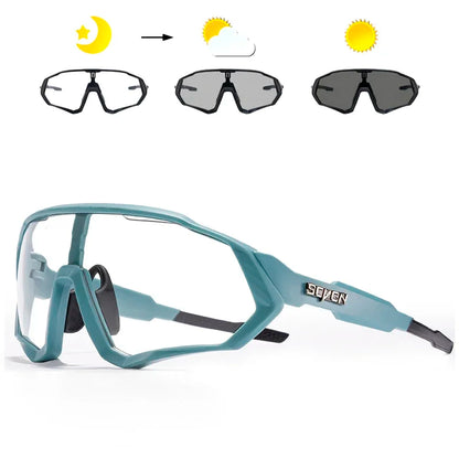 Photochromic Cycling Glasses Bicycle for Outdoor Sports Sunglasses MTB Road Goggles Bike Eyewear Men Women Cycl Equipment