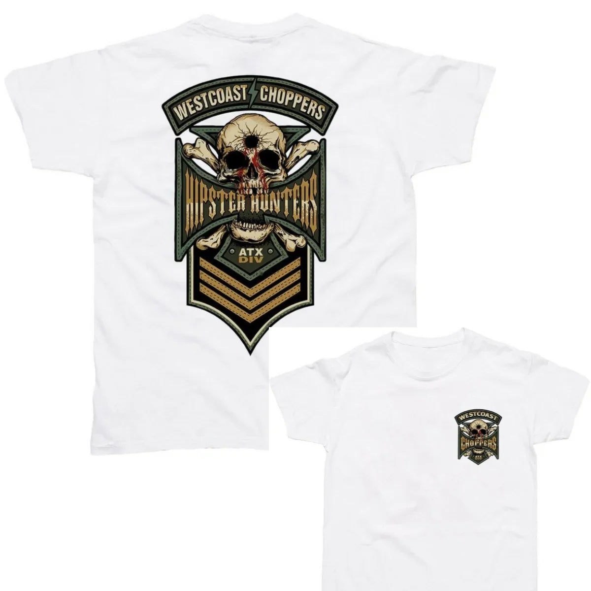 New 2026 West Coast Choppers  Graphic Tee 100% Cotton Round Neck Casual Regular Fit Unisex T-shirt  Summer Top