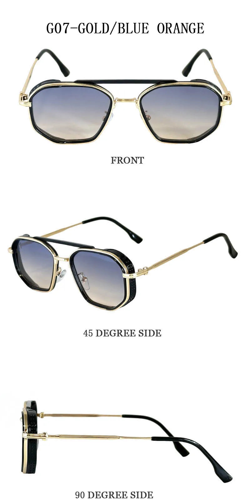 Vintage New Square Sunglass Men Fashion Steampunk Sunglasses Women 2025 Retro Glasses Gafas De Sol Hombre Lunette Soleil Femme