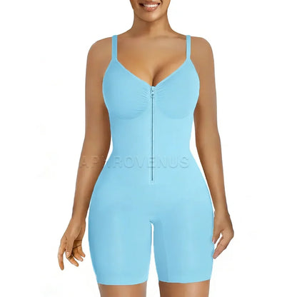 Fajas Colombianas Women Tummy Control Bodysuit Shapewear High Waisted Butt Lift Tights with Adjustable Straps & Breathable Mesh