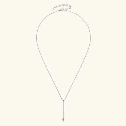 0.4cttw Marquise/round Cut Moissanite Necklace for Women D Color Luxury Pendant 925 Sterling Silver Jewelry Wholesale