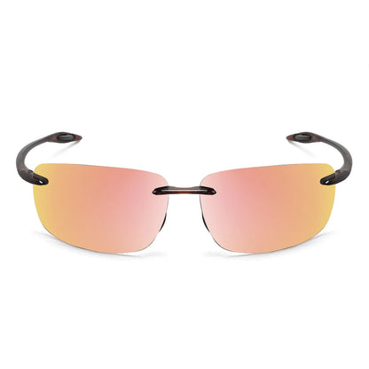 Sports Sunglasses for Men Women Tr90 Rimless Frame for Running Fishing Golf Driving MJ8009