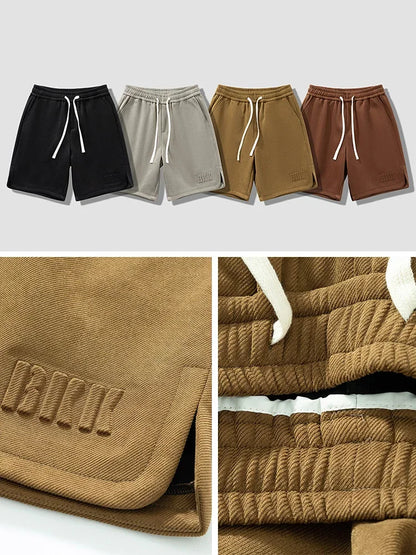 2024 New Summer Men's Shorts Drawstring Baggy Sweatshorts Male Wide Short Pants Sweatpants Streetwear Plus Size 8XL