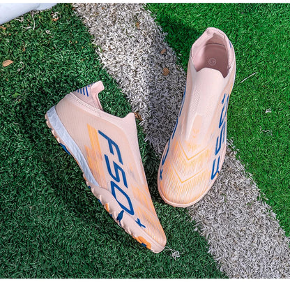 X2517 Slip-on F50 Mens Football Boots Boys FG/TF Training Studded Fast Soccer Cleats Pro Non Slip Football Shoes for Man 35-45