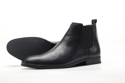 Size 7~13 Men Chelsea Boots Italian Style Ankle Boots soft leather Men Boots