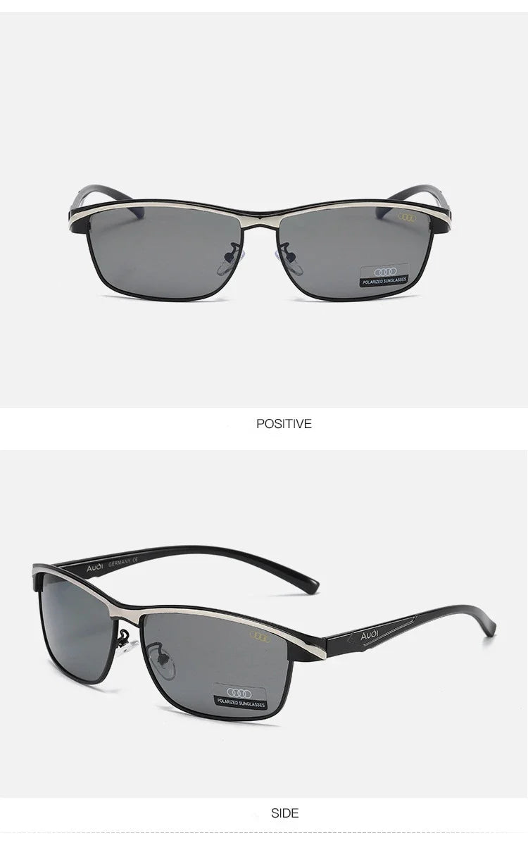 Luxury brands AUDI Sunglasses for Men Polarized Sun Glassesn UV400 Driving Motorcycle Outdoor Cycling Glasses AntiGlare Lens 551