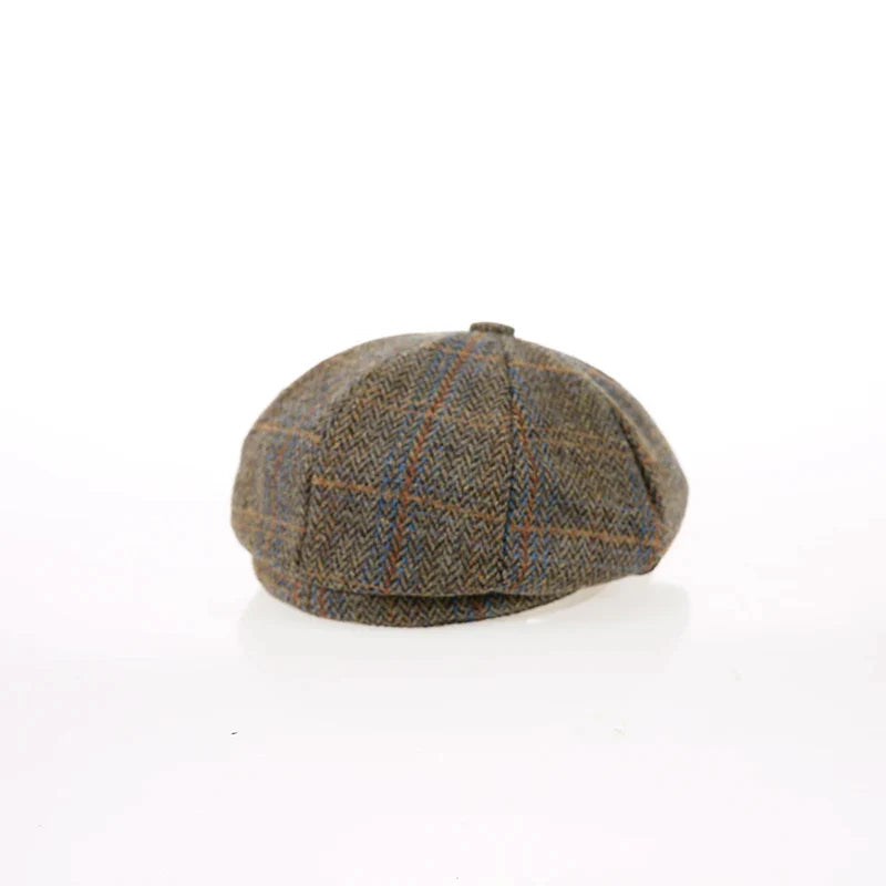 Newsboy Hat 60% Wool Men Berets Grey Herringbone Flat Caps Women British Painters Hat Autumn Winter hats Octagonal Cap BJM42