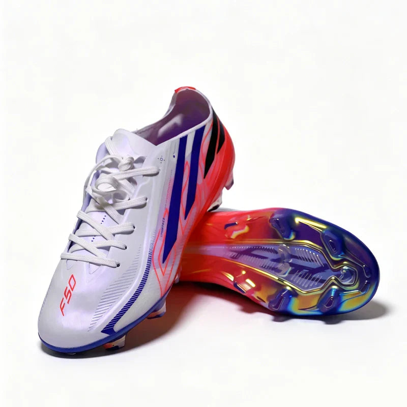 High Quality Mens Soccer Shoes 2026-F50 Breathable Non-Slip Turf Soccer Cleats Boys TF/FG Training Football Boots Chuteira Campo