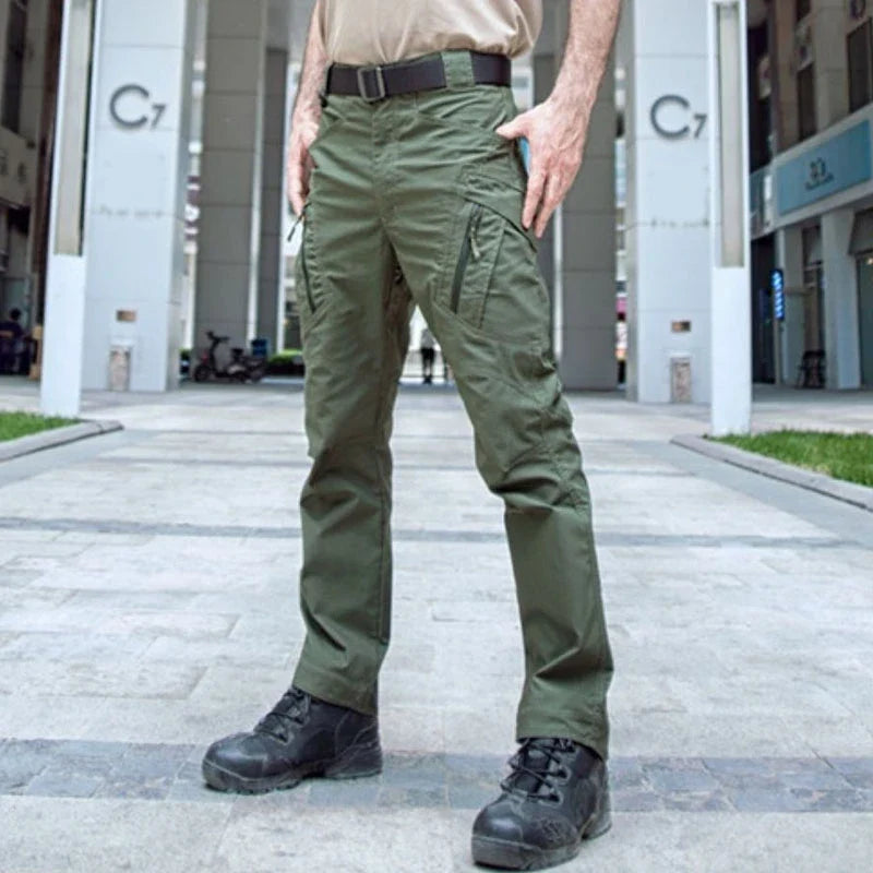 Plus Size 6XL Mens Tactical Pants Multiple Pocket Elasticity Military Urban Commuter Tacitcal Trousers Men Slim Fat Cargo Pants