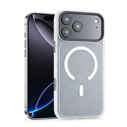 Art Ink Dots Pattern Silicone Soft For MagSafe Phone Case For iPhone 17 Air 16 15 14 13 Pro Max Magnetic Wireless Charge Cover