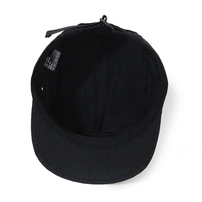 Outdoor Quick-Dry Baseball Cap Women's Korea Short Brim Baseball Hat Men and Women Casual Street Soft Brim Five-Piece Sun Hat