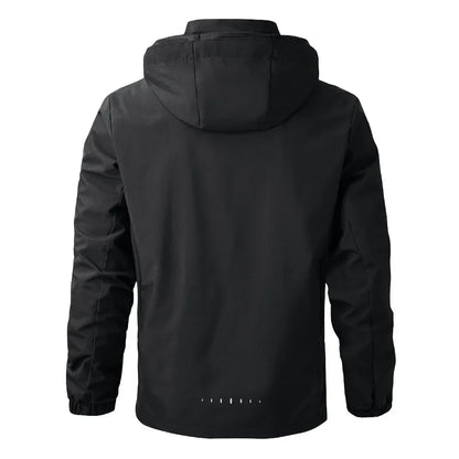 Men's Outdoor Waterproof Raincoat Lightweight Cycling Coat with Hood Streetwear Hiking Windproof Jacket Climbing Outdoor Jackets