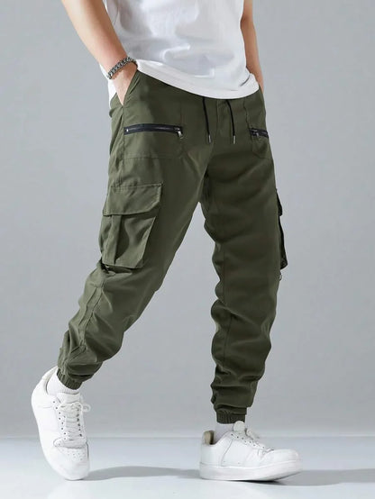 Men's Casual Workwear Pants Outdoor Long Trousers Loose Fashionable New Style Comfortable Breathable Fashion Casual Trousers