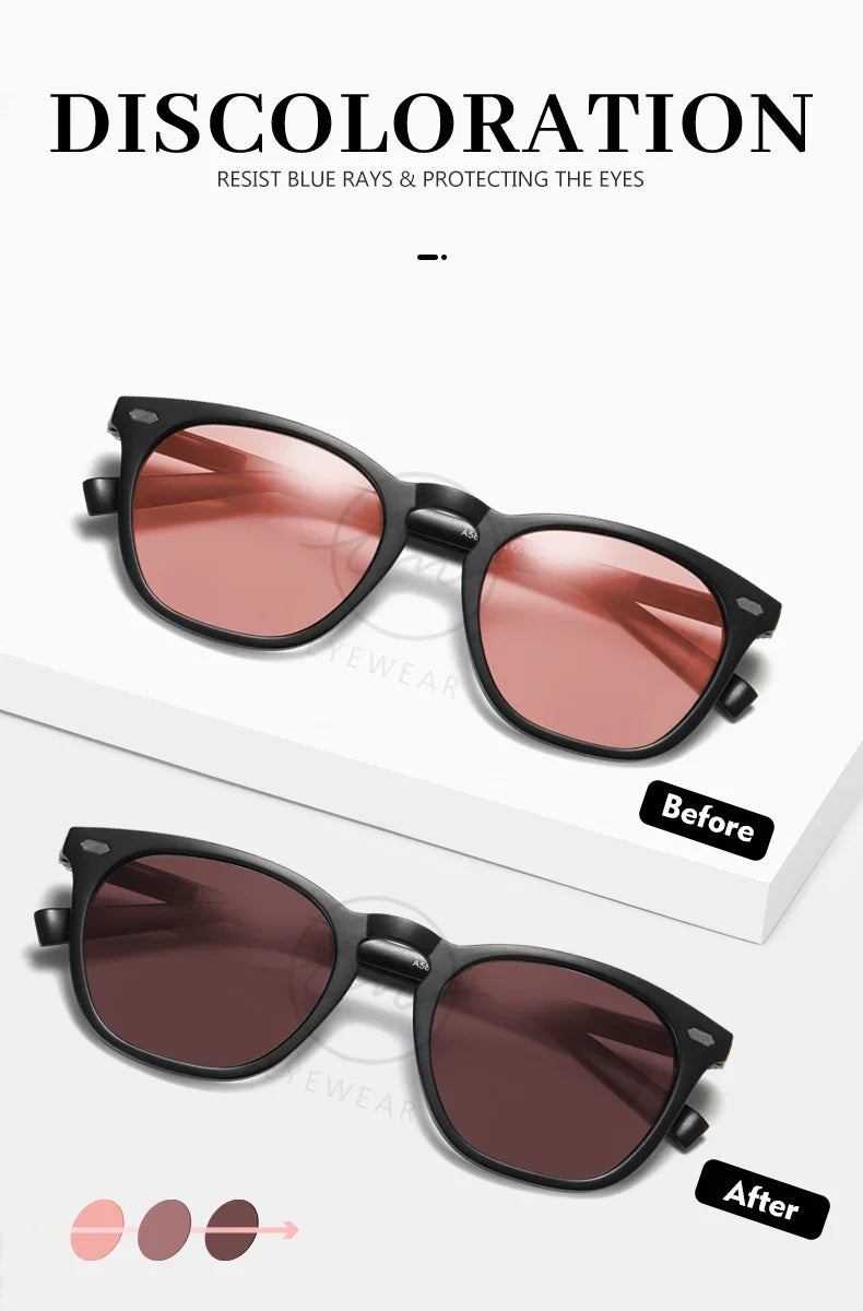 Aluminum Polarized Sunglasses Women Men Photochromic Sun Glasses UV400 High Quality Chameleon Driving Goggles Eyewear Gafas