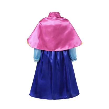 Children Costume Girl Dress Halloween Princess Cosplay Party Rapunzal Anna Elsa Birthday Clothes