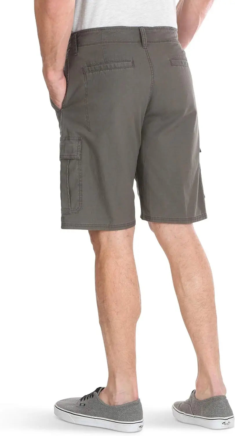 Men Cargo Shorts Men Multi Pocket Tactical Shorts Men Outdoor Casual Hiking Camping Straight Fit Shorts Breathable Mens Shorts