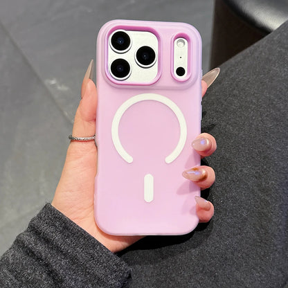 Original Candy Color 2IN1 For Magsafe Wireless Charging Case For iPhone 17 16 15 14 13 12 11 Pro Max 16PLUS 17AIR Magnetic Cover