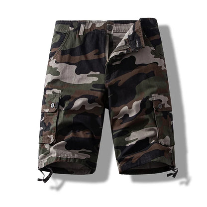 Men's Cotton Cargo Shorts Multi Pocket Tactical Half Pants Sports Casual Hiking Short Pants Fashion Y2K Male Clothes